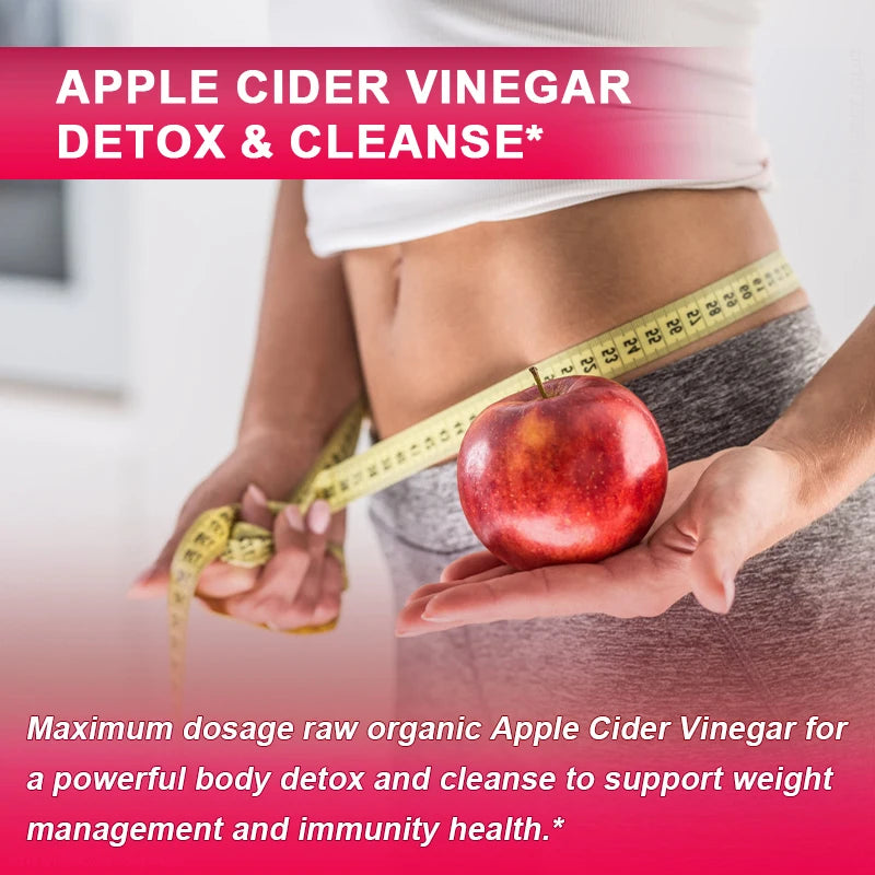 Balincer Apple Cider Vinegar Capsules Fat Burning Appetite Suppressant Healthy Weight Loss, Cleanse, Vitamin Supplement