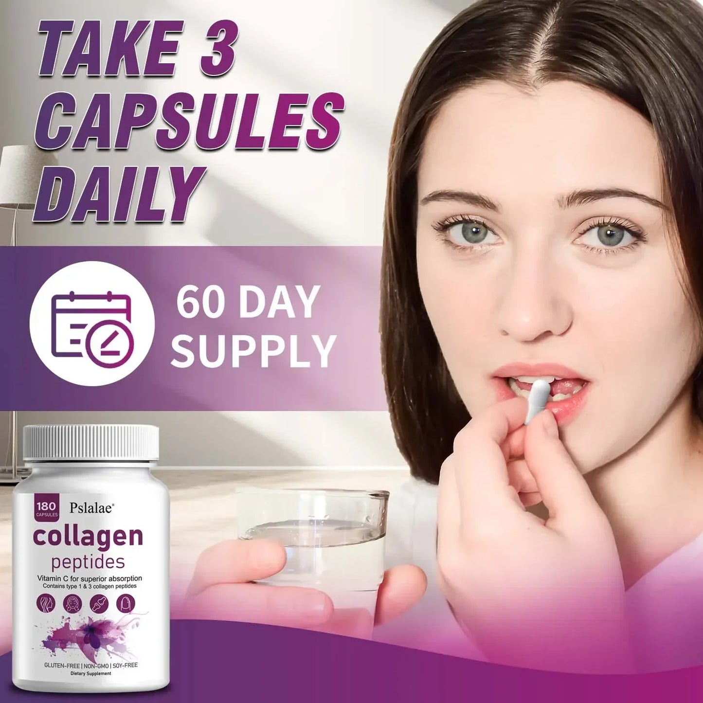 Collagen Peptides - Anti-Aging, Hair, Skin, Nails, Digestion and Joint Support, Made in The USA