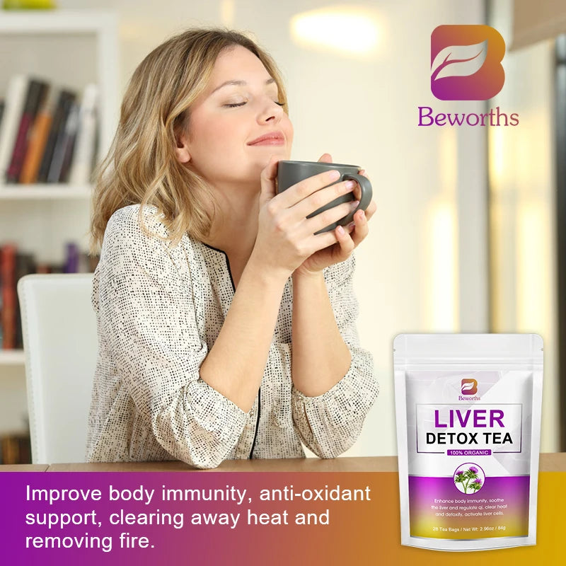BEWORTHS Organic Milk Thistle Supports Liver Health,Cleanse,Detox ,Digestion Herbal Supplements