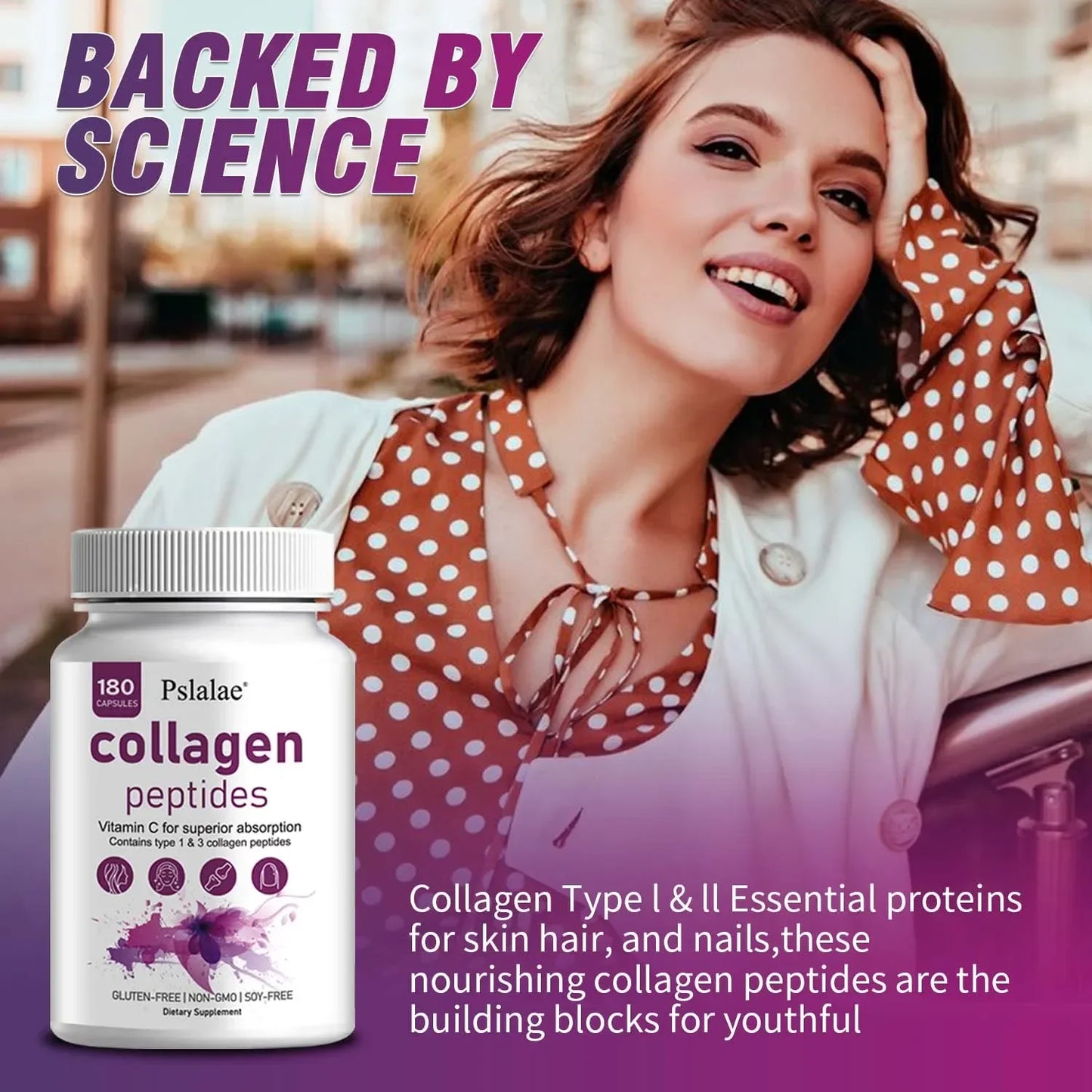 Collagen Peptides - Anti-Aging, Hair, Skin, Nails, Digestion and Joint Support, Made in The USA