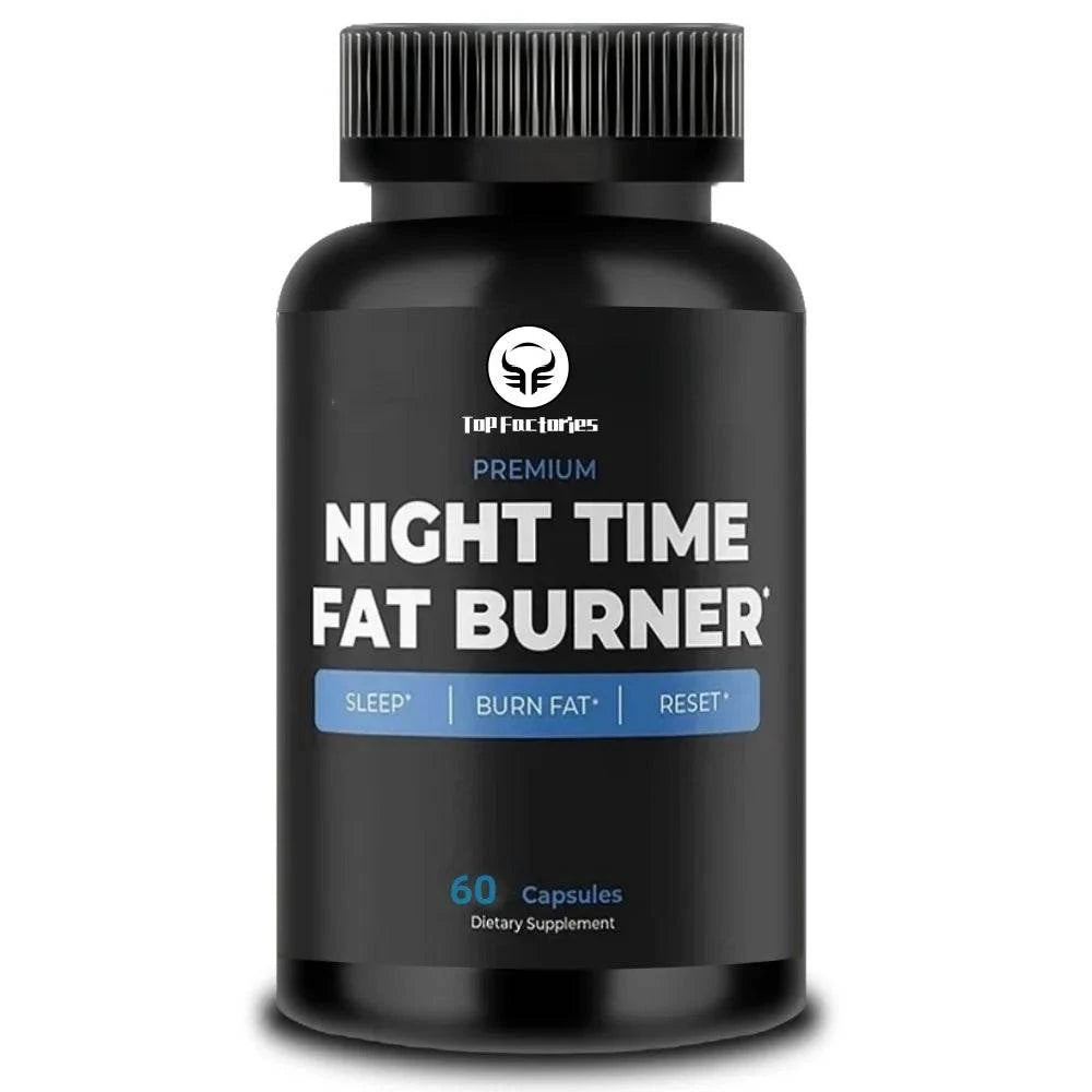 Nighttime Fat Shreds Supplement for Weight Loss Supports Abdominal Fat Burning Carbohydrate Blocker While Sleeping